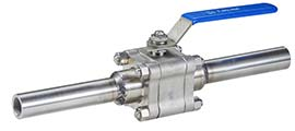 Instructions on the use and maintenance of welded ball valves