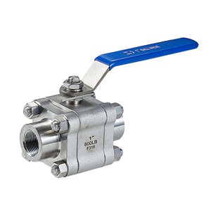 3PC Forged steel ball valve
